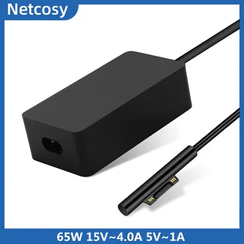 

65W 15V 4A A1706 AC Power Adapter Supply For Microsoft Surface Book 2 Surface Pro 3/4/5/6 Surface Go with USB Charging Port
