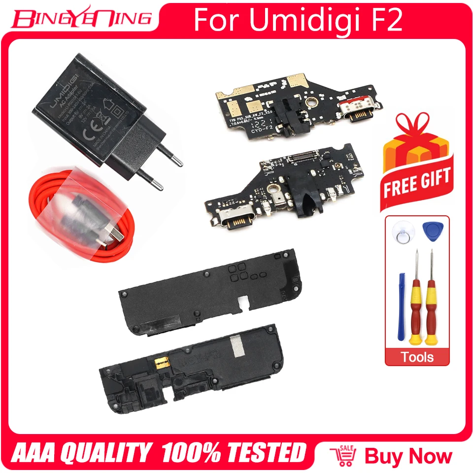 オリジナルのumidigi f2携帯電話用のUSB充電ポート,携帯電話のスペア 
