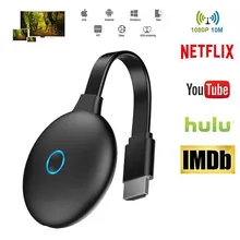 HDMI беспроводной дисплей приемник 2,4G WiFi 4K 1080P Мобильный экран литой зеркальный адаптер ключ толкатель дисплея