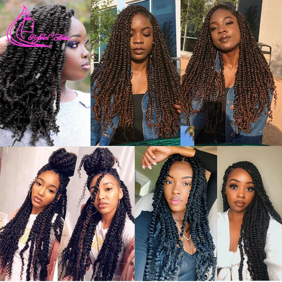 Soku Senegalese Twist Crochet Hair with Curly Ends Senegal Twist
