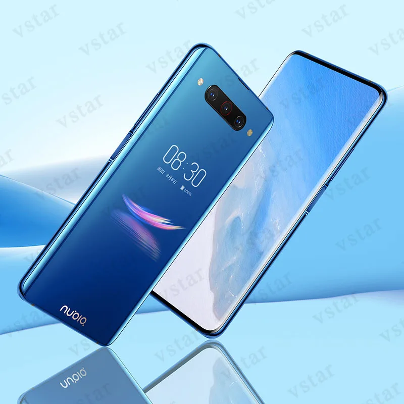 Мобильный телефон zte Nubia Z20 с глобальной версией, 6,42 дюймов, двойной экран, 8 ГБ, 128 ГБ, Восьмиядерный процессор Snapdragon 855 plus, Android 9,0