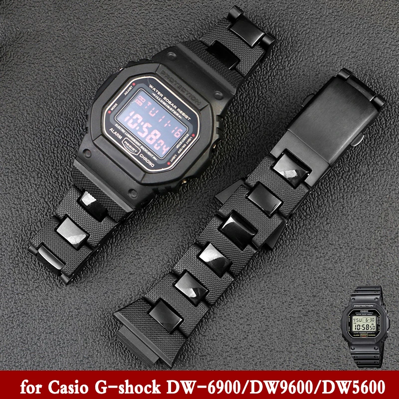 16mm Men Plastic Watchband For Casio G-shock Dw-6900/dw9600/dw5600/gw-m5610  Watch Strap Band High Quality Bracelet - Watchbands - AliExpress