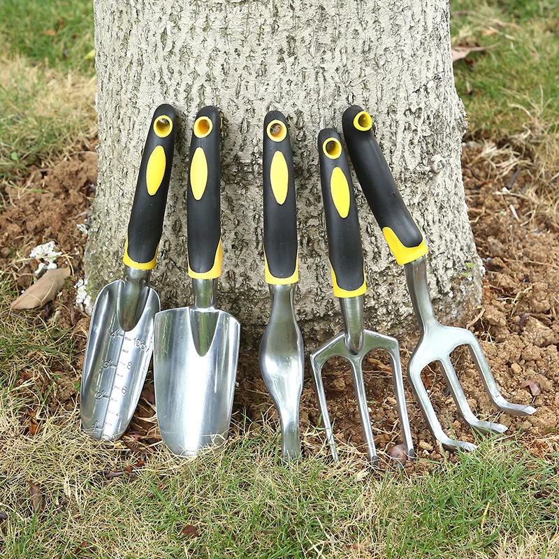 Garden Shovel Spade Trowel Rake Set Flower Planting Helper Transplanted Cultivator Weeder Weeding Hand Tool Fork Digging Tools