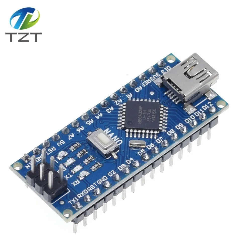 Мини USB NANO V3.0 CH340 CH340G 5 в 16 м Atmega328 ATmega328P микроконтроллер модуль для Arduino Nano 3,0 MEGA328 Pro MINI