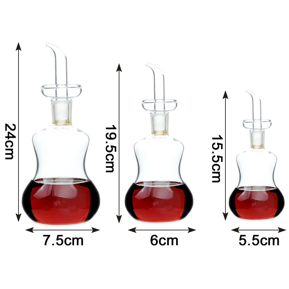 Высококачественная бутылка для оливкового масла без капельного стекла, Кухонный Контейнер для оливкового масла, уксуса, мерный носик, бутылка 500 мл/мл