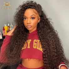 

13x6 Water Wave Lace Front Wig Curly Human Hair Brazilian Wigs For Black Women 34 30 Inch 13x4 Hd Deep Wave 360 Lace Frontal Wig