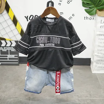 

Boys Suits 2PCS Baby Boys Toddler T-shirt Tops shorts Pants Summer Outfits Set Clothes 2-7 years