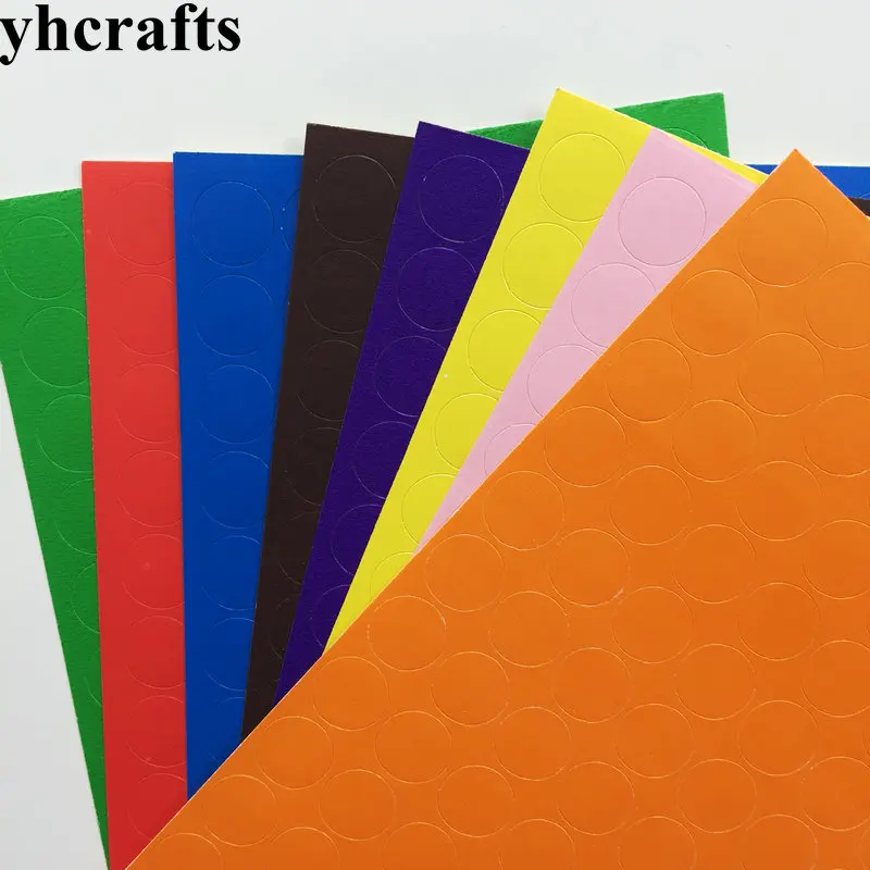 1bag/lot,1cm Round Paper Stickers Early Educational Craft Diy Toy Scrapbooking Kit School Reward