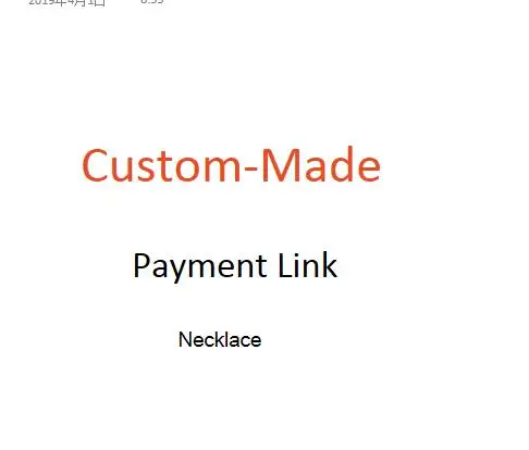 

2019 Custom MadeNeckalce