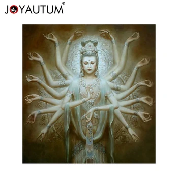 

No Framed Hand Oil Painting On Canvas Painting Modern Decoration Painting Wall Art Picture Religion Buddha Thousand-hand godness