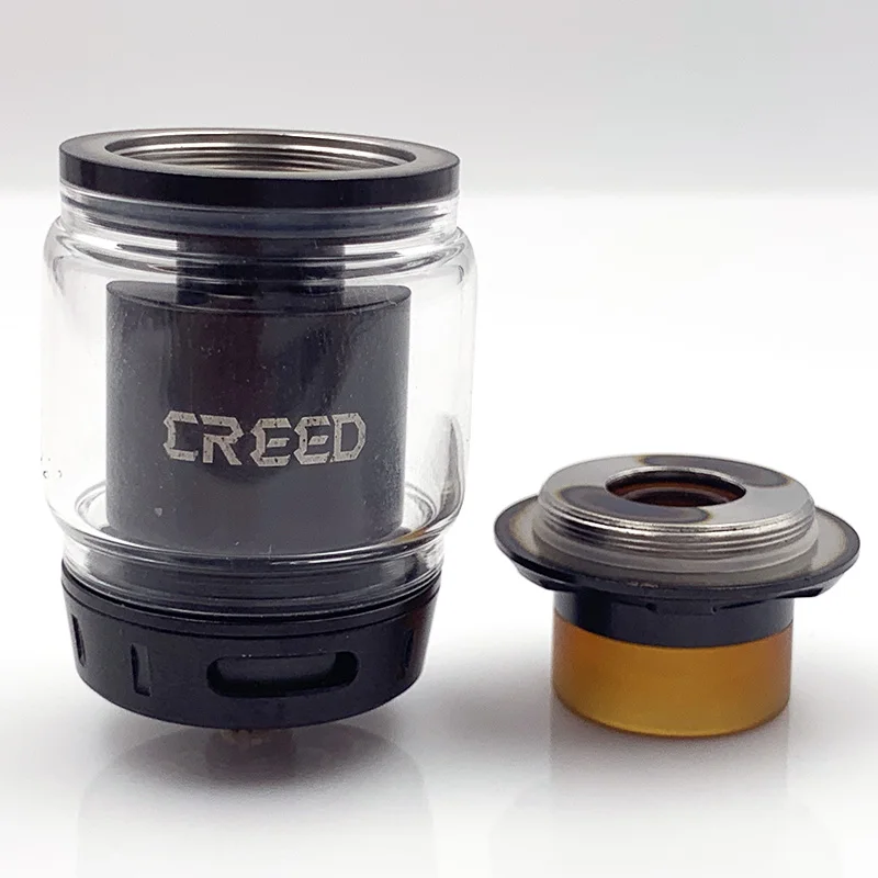 RunVape Zeus Creed RTA атомайзер 25 мм Диаметр 6 5 мл Сменные воздушного потока Системы