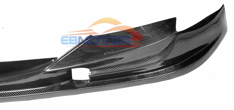 3D Style Real Carbon Fiber Front Lip Spoiler For BMW F10 5-Series M5 model 2012UP
