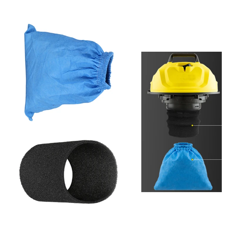 Textile Filter Bags Wet And Dry Foam For Mv1 Wd1 Wd2 Wd3 Vacuum Cleaner