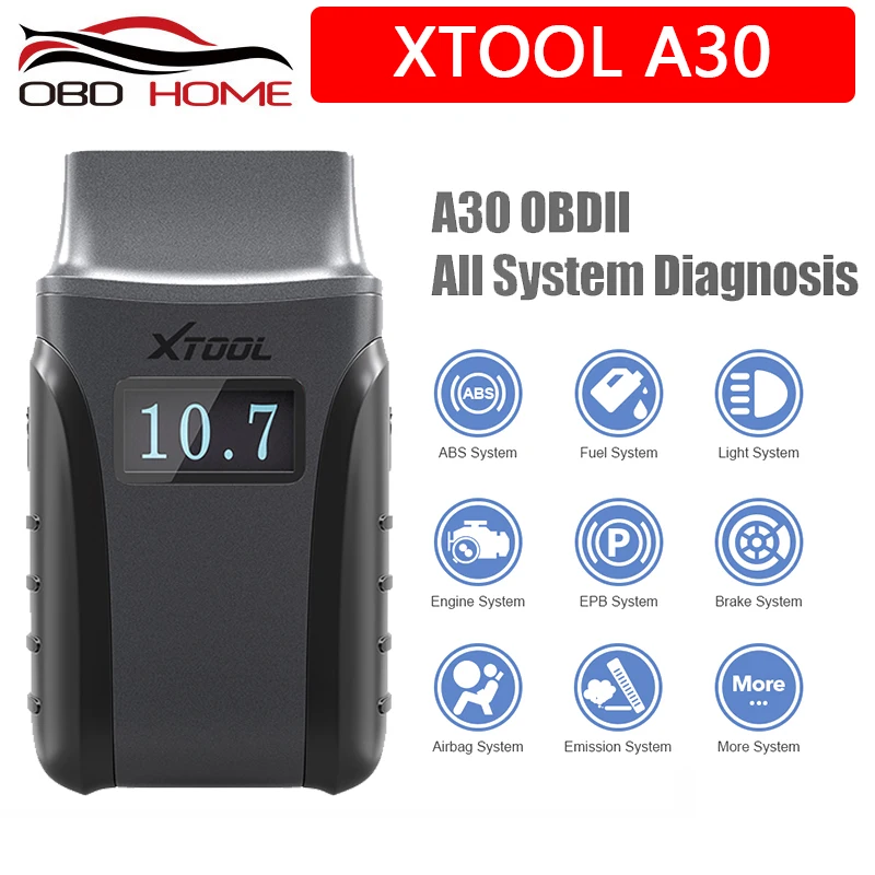Лучший XTOOL Anyscan A30 все системы автомобильный детектор OBDII считыватель кодов Сканер