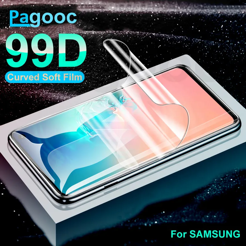 

99D Hydrogel Film on the For Samsung Galaxy S9 S8 Plus S7 S10 S10E Screen Protector For Samsung Note 8 9 10 S10 Plus Soft Film