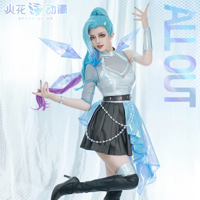 

STOCK Game LOL Cosplay KDA Seraphine Cosplay Costume 2021 New Hero
