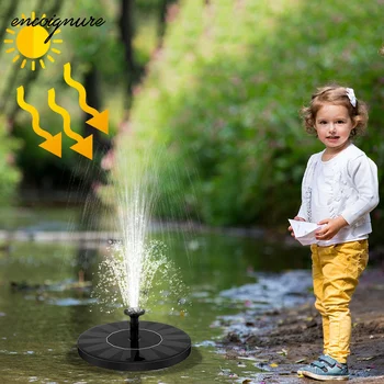 

2020 Pond Solar Fountain Garden Decoration 1.4W Free Standing Floating Solar Bird Bath Water Pumps For Garden фонтан для пруда