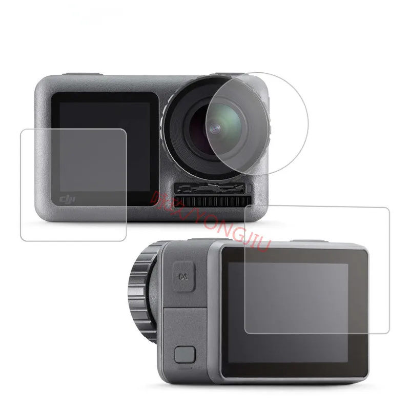 Новейший для DJI OSMO экшен экран закаленная пленка Спортивная камера защитная пленка набор карманных камер аксессуары, защита экрана