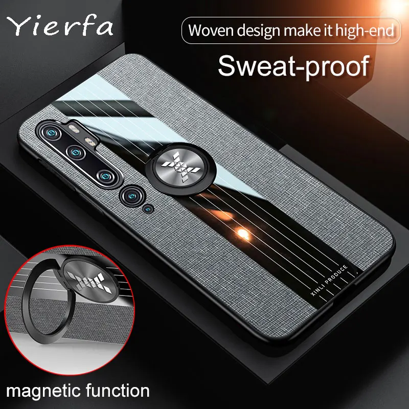 

Xiaomi Mi Note 10 Pro Case Soft Silicone Shockproof Bumper For Mi CC9 Pro Fabric Back Cover For Xiomi Xiaomi cc9e Phone Cases