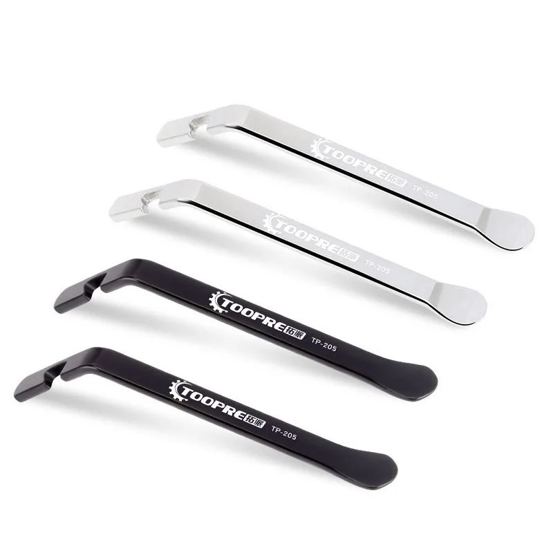 Palanca de neumáticos para bicicleta de montaña, herramienta removedora de cuchara, de acero inoxidable, para reparación de llantas