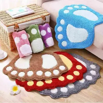 

Faroot Multi Colors Floor Mat Home Living Room Mat Toilet Rug Decor Cheap Bathroom Carpet Feet Printed Tapetes Bath Mats