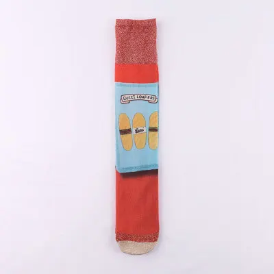 POBPOP Модные женские Носки с рисунком, уличные трендовые носки, эластичные носки с забавными рисунками, хорошее качество, носки - Цвет: j