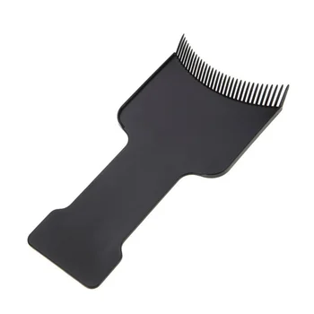

2pcs Professional Toothed Hair Dying Board Widen Hair Coloring Board Salon Hairdressing Tool - Size S (Black)