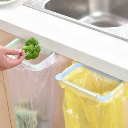 Garbage Bag Racks Hanging Kitchen Cupboard Storage Holders Tailgate Stand Rubbish Bags Towel Storage Racks Holder