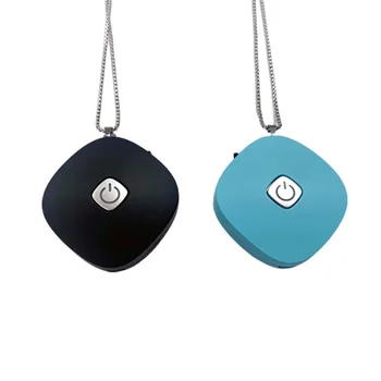 

2Pack Personal Air Purifier Necklace Wearable,Mini Portable Air Freshner Ionizer Negative Ion Generator Low Noise