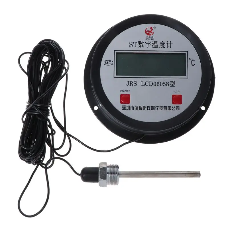 

High-temperature Industrial Water Boiler Digital Thermometer 10M wire with probe A5YD
