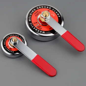 

65LBS 16LBS Magnet Power Magnetic Welding Grounding Device with Rod Magnetic Welding Ground Clamp Magnet Base