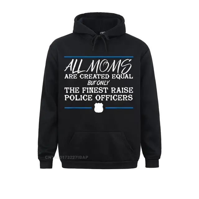Police Mom T Shirt Thin Blue Line Law Enforcement Hoodies Sportswears