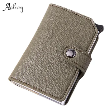 

Pu Leather Function Card Case Business Card Holder Men Women Credit Passport Card Bag Id Passport Card Wallet Package Work