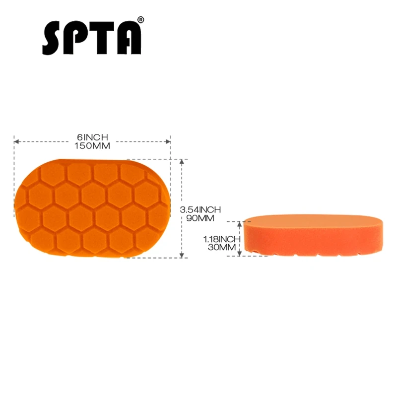 SPTA 3 шт. в упаковке шестигранная логическая ручная подставка для полировки