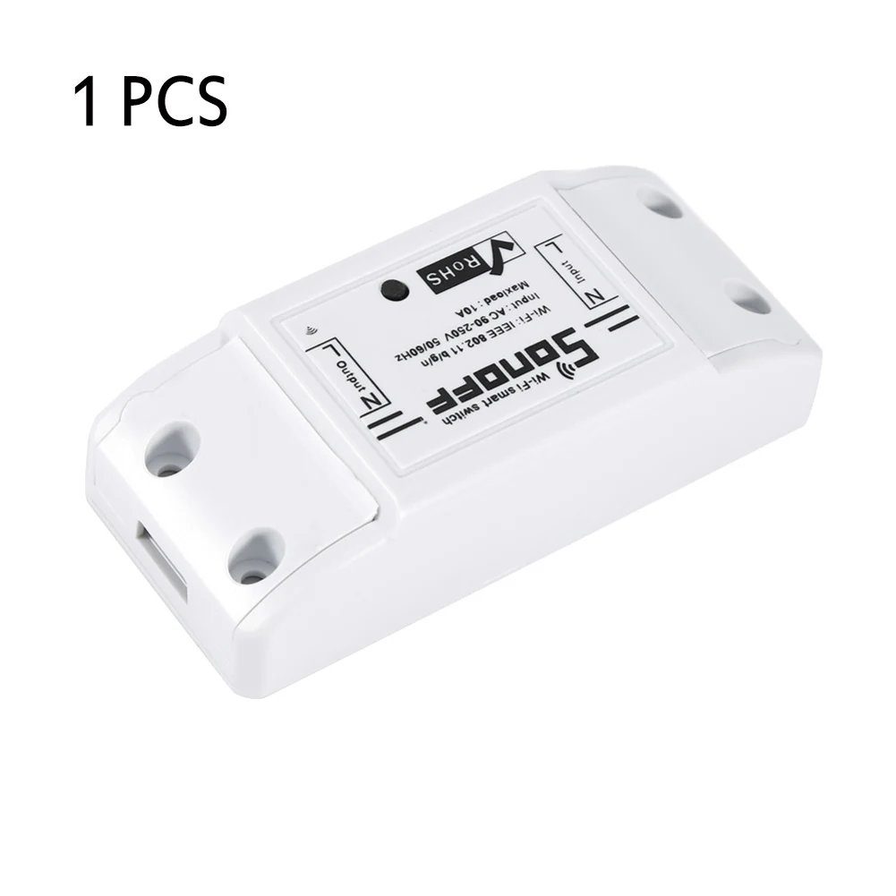 1 pcs Sonoff ITEAD, базовый Wifi таймер, умный переключатель, поддержка eWelink, приложение, беспроводная домашняя Автоматизация, Совместимость с Google Home Alexa amazon - Комплект: 1 pcs