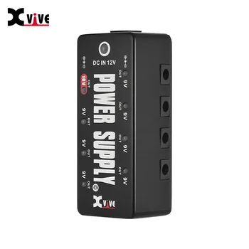 

Xvive V19 Compact Size Power Supply Station 8 Isolated DC Outputs for 9V 18V Guitar Effects with Power Cables Power Adapter