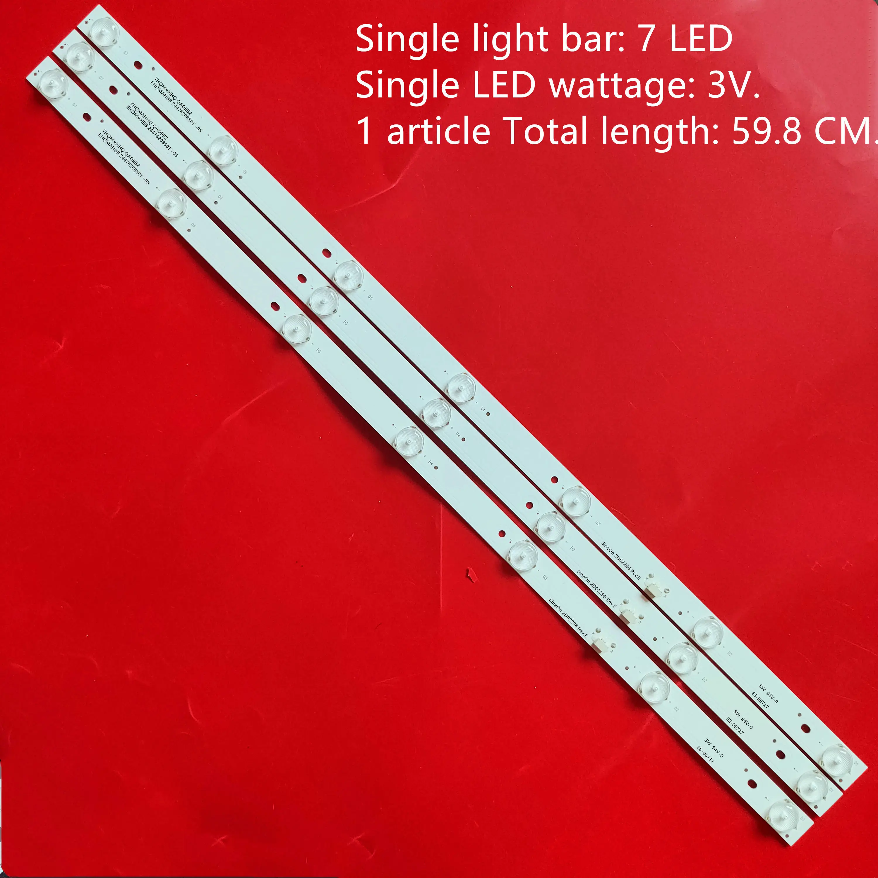 Светодиодный Подсветка полоса 7 лампы для Philips 32 &quotТВ 32PHF3001 GC32D07-ZC21FG-15 32PHF3061 32PHF3021