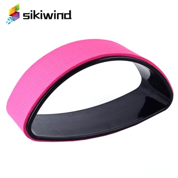 

Practical ABS TPE Yoga Half Round Dharma Wheel Pilates Stretcher Shoulder Backward Bend Stretching Workout Fitness Supplies