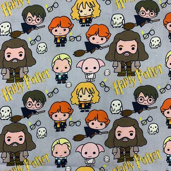 

Good Grey Digital Printing Cotton Fabric Clever Magic Man Printed Fabric Quilting Patchwork Diy Sewing Children/Baby Clothing