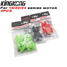 4 uds/1 paquete KINGKONG Motor Universal cubierta protectora para 18 22 24 de Motor de la serie verde rojo negro material de PP para RC espaà a