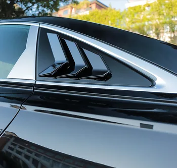 

Fit for 19 Audi A6L louver rear modification shark gill C8 special triangle window trim strip