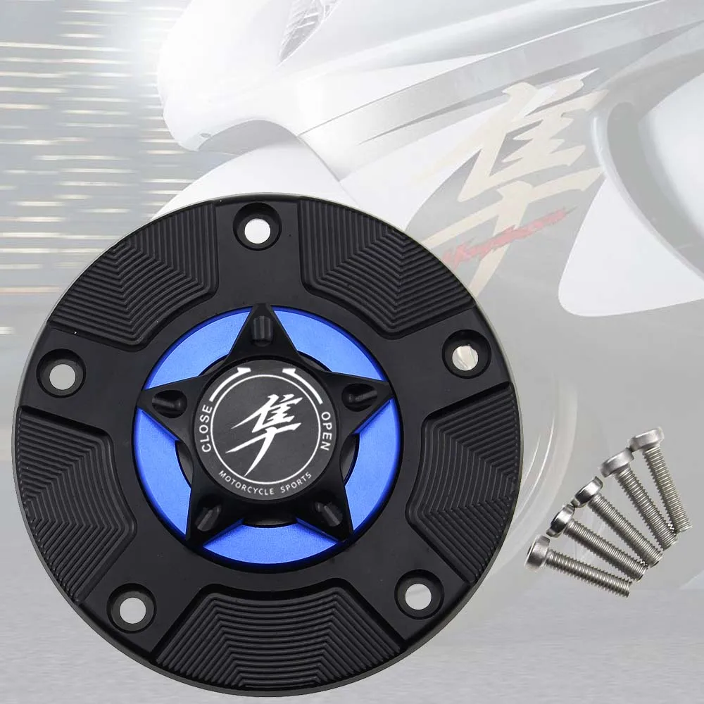 GSX 1300R GSX1300 R Gas Fuel Tank Cap for SUZUKI GSX1300R HAYABUSA 2008-2020 Motorcycle CNC Quick Release Cover | Автомобили и