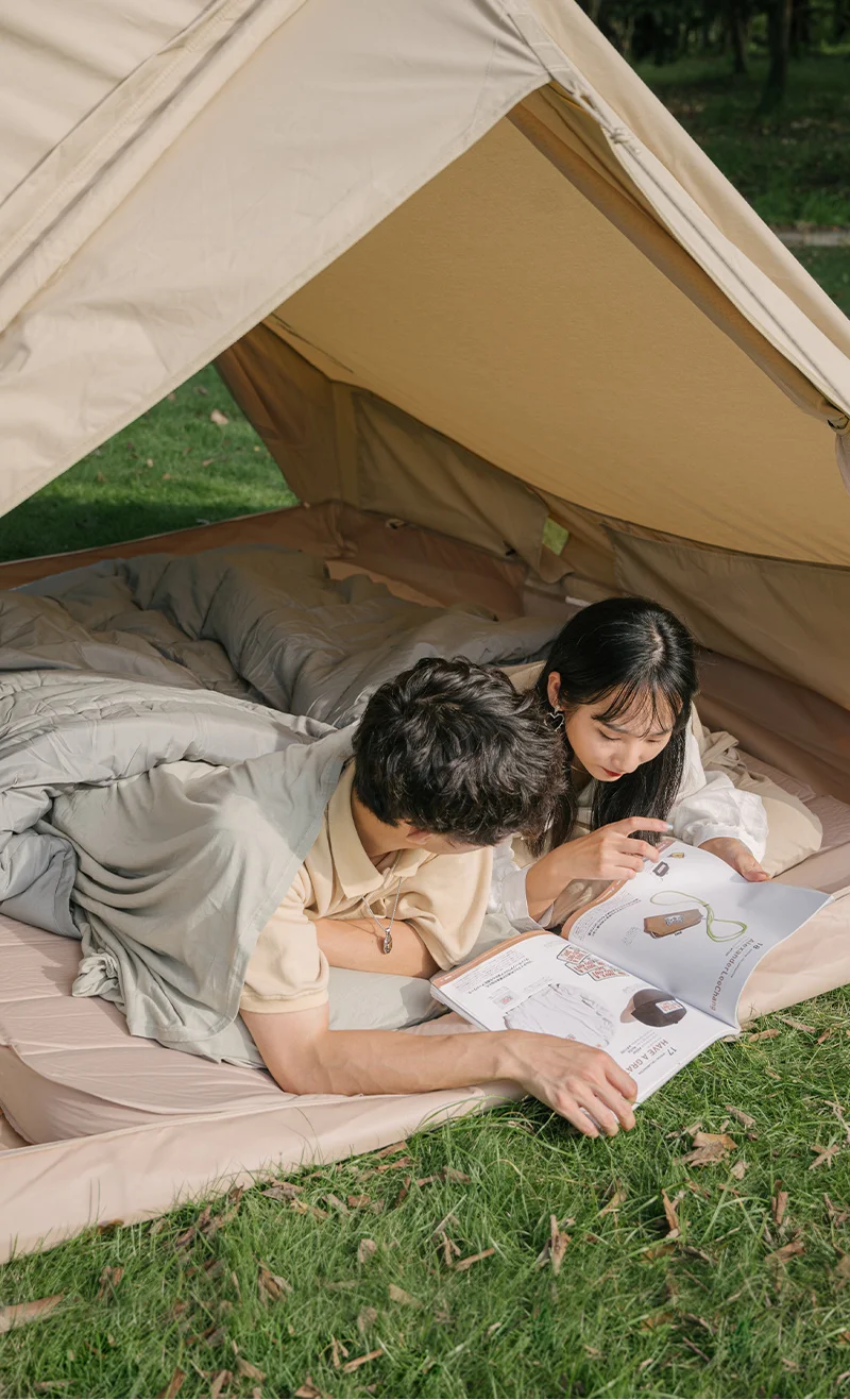 Description Picture 2 of itemNaturehike Cotton Sleeping Bag Liner Silky Ultralight Travel Hotel Sleeping Bag Liner Splicable Envelopes Backpack Camping Sheet