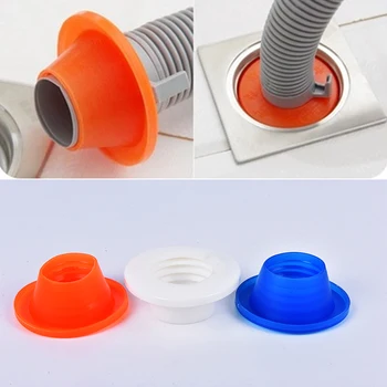 

1PC Pipeline Deodorant Silicone Ring Washer Tank Sewer Drain Seal Plug Pest Control 3 colors