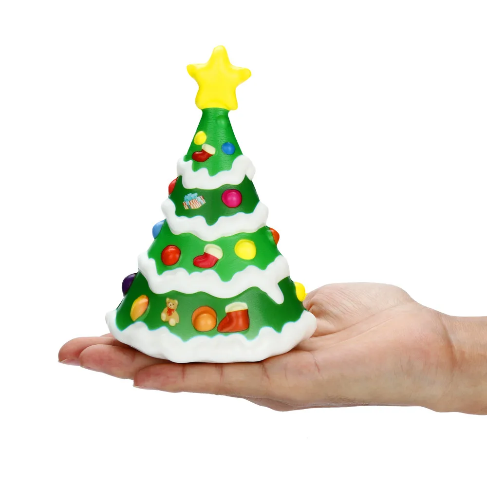 Игрушки для отдыха squishy skuishy Squishies Kawaii Рождественская игрушка медленно поднимающийся крем Ароматические игрушки для снятия стресса мягкие игрушки squishi D30828