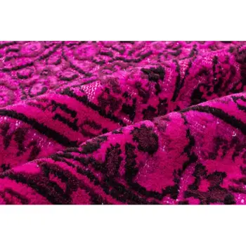 

Handmade Pink Vintage English Carved Area Rug 185x292 Cm-6'1''X9'7''