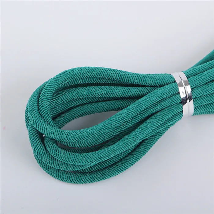 Green 4MM 3 м/рулон мороженого цветная сверхэластичная Резина лента DIY аксессуары для волос материал одежды швейные эластичные шнур ремесленные принадлежности - Цвет: Green 4MM