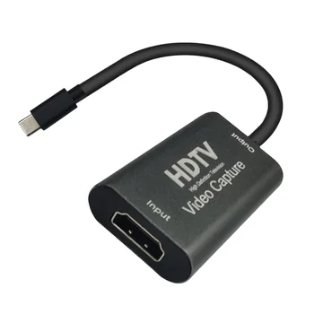 

4K 1080P 60Hz Computer Grabber Converter Gaming Broadcasting HDMI To USB C Video Card Audio Plug And Play Live Streaming