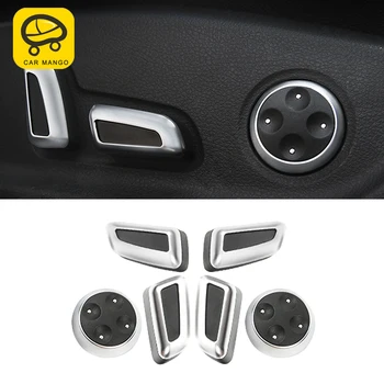 

CarManGo For Audi A4 A5 S4 S5 B9 2017 2018 Car Seat Adjust Memory Switch Panel Cover Trim Sticker Frame Interior Accessories