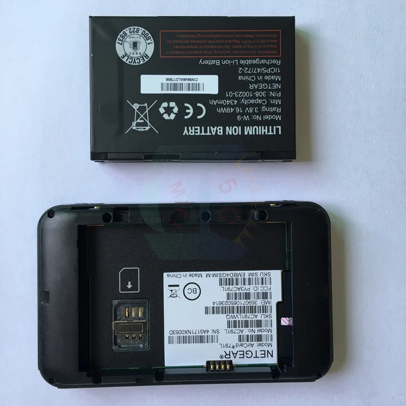 Разблокированный Netgear AC791L Jetpack AC 791s AC1200 mini 3g 4g wifi роутер слот для sim карты 4340mah otg